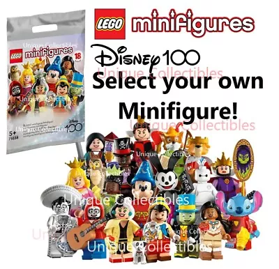 LEGO 71038 Disney 100 Series 3 Minifigures CMF Make Your Selection Brand New • $14.50