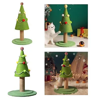 Cat Post Kitten Scratching Posts Xmas Tree Toy Activity Toys Indoor Outdoor Cat • $92.70