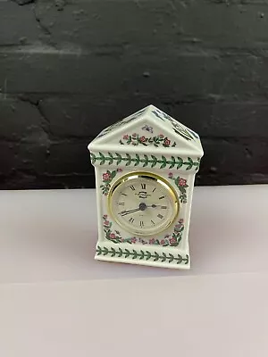 £22.49 • Buy Portmeirion Botanic Garden Mantel Clock 15.5 Cm High