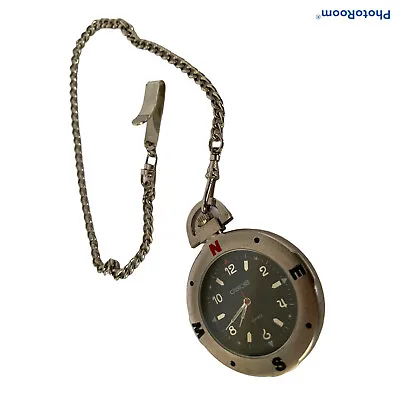 Unisex Cherokee Sturdy Stainless Steel Pocket Watch Chain Needs Battery • $4.97