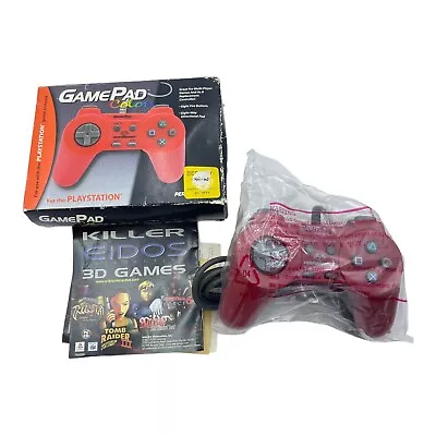 Interact Performance Game Pad Colors Sony Playstation 1 PS1 Controller Red • $14.96