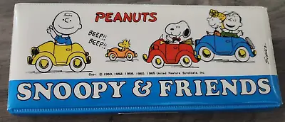 Vintage-Schultz-Peanuts-Snoopy & Friends Pencil  Case-Hallmark • $6.99