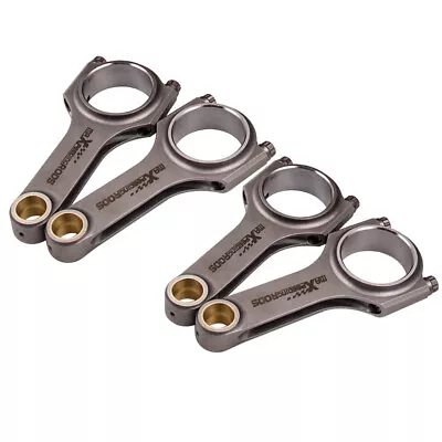 4x Steel Conrods Connecting Rods For Honda Acura H23 F22 2.2L 2.3L 5.571'' • $372.45