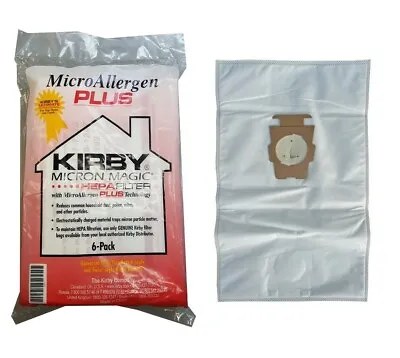 $13.99 • Buy Kirby Vacuum Bags-sentria Micro Allergen Plus Hepa Filter Vacuum Bags 