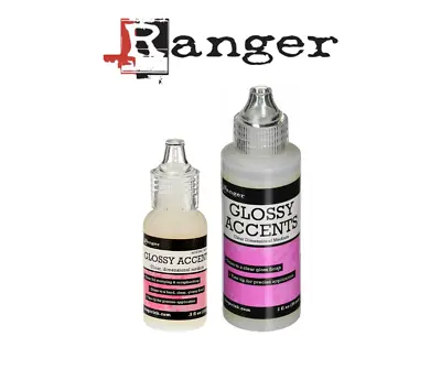 £9.49 • Buy Ranger Glossy Accents Dimensional Medium 3D Craft Glue Clear - 18ml Or 59ml