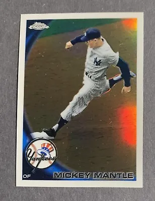 Mickey Mantle / Yankees / 2010 Topps Chrome  Wrapper Redemption Refractor  #226 • $7