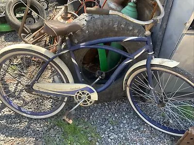 Vintage Huffy Cranbrook Bicycle Blue-white Cruiser • $200