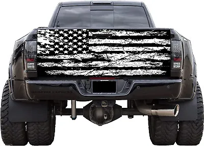 Tailgate Wrap American Flag Vinyl Graphic Decal Sticker Pickup Decal T332 • $39.99