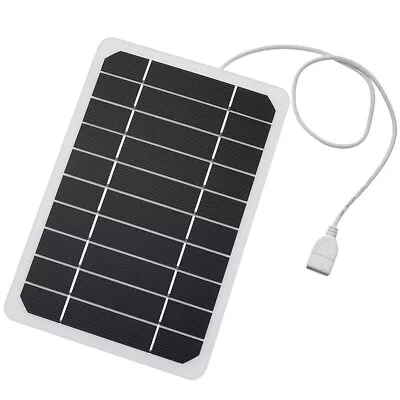 10W USB Solar Panel Kit Folding Power Bank Outdoor Camping Hiking Phone Charging • £13.55