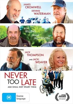 Never Too Late DVD | Region 4 • $18.96