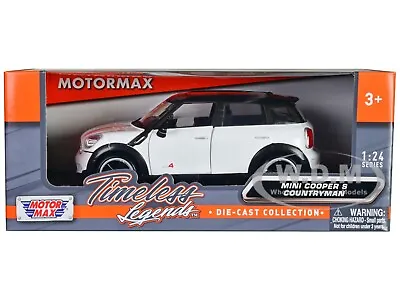 Mini Cooper S Countryman White 1/24 Diecast Model Car By Motormax 73353 • $20.99