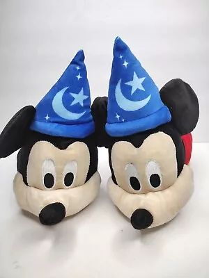 Disney Mickey Mouse Slippers Wizard Sorcerer Fantasia Kids Size 9/10 NWOT • $12.99