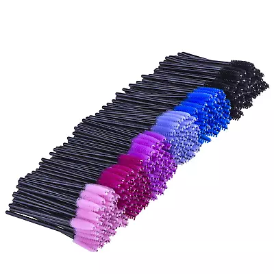 300 Pieces Colored Disposable Mascara Wands Eyelash Eye Lash Brush Makeup Applic • $16.21