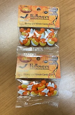 Halloween Mickey Minnie Mouse Candy Corn Buttons - 2 Sets Of 8 Each (16 Total) • $8.90