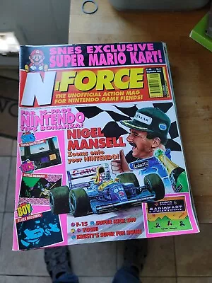 N-Force Issue #3 September 1992 (Nintendo) Newsfield  Crashzzap Stable • £5