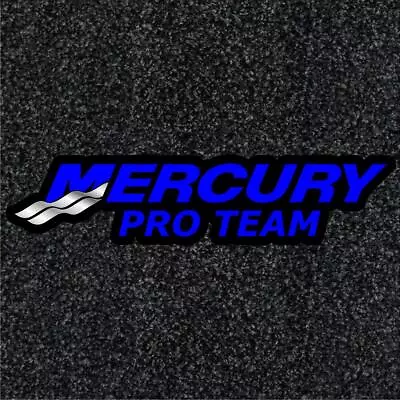 MERCURY PRO TEAM Blue Professional Boat Carpet Graphics • $17