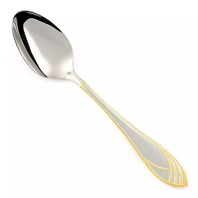 Mikasa CATHEDRAL GOLD Stainless 18-8 Accent Silverware CHOICE Flatware • $49.89