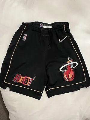 Nike NBA 75th Anniversary Miami Heat Shorts Large • £28