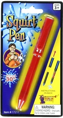 SQUIRT PEN Squirting Water Bar Joke Magic Trick Prank Gag Gift Shoots Funny Toy • $9.49