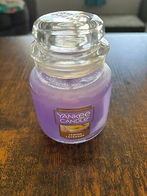 Yankee Candle Lemon Lavender 3.7 Oz Small Jar Candle NEW • £12.91