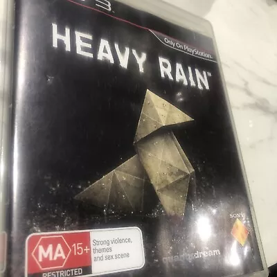 Heavy Rain (PlayStation 3 2010) PS3 Game Rare With Manual • $12.99