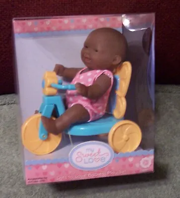 NEW Berenguer Doll Lots To Love Babies 5  Mini Nursery PlaySet On Trike 2016 HTF • $16.99