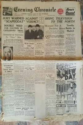Evening Chronicle - 1O March 1939 Complete 20 Pages - Manchester News • £7.95