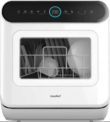 £99 • Buy COMFEE' Mini Plus Dishwasher TD305-W Compact Table Top With 3... 