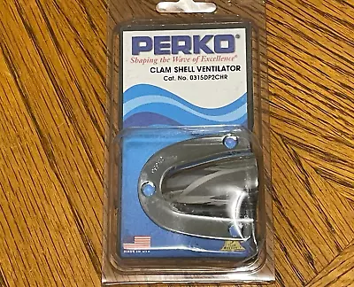 Perko Marine Clam Shell Ventilator Boat 2  X 2   Wire Cable Routing Vent Cover • $12