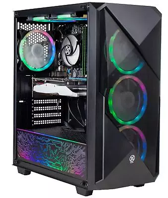 XUM FAST Gaming PC Intel I7 3770 16GB RAM 256GB SSD 1T HDD GTX 1050Ti Win 10 • £419.99