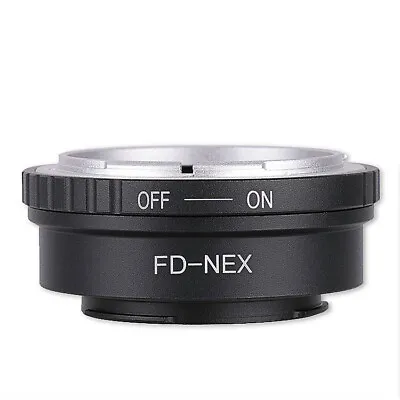 $18.81 • Buy FD-NEX LENS ADAPTER For CANON FD TO Sony NEX5 NEX7 NEX-VG10 Alpha A6000 A6300