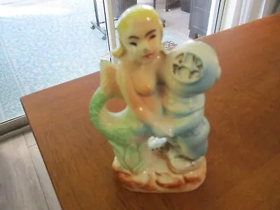 Vintage Mermaid & Diver 1968 Zenith Japan Aquarium Fishbowl Decor Figurine 5.25  • $49.99