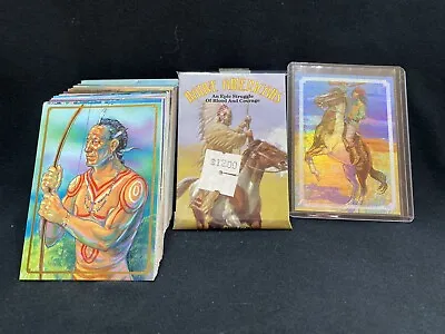 Rare Native American Trading Cards Complete Set 1995 + 1 Prismatic Insert & Pack • $15