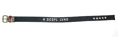 Diesel Belt Mens 32 Black Cotton Canvas 4 SCSFL LVNG Casual Military • $13.97