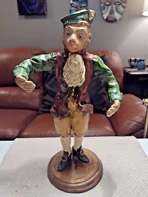 Vintage Department 56 Monkey Butler Statue Desk Figurine 13 3/4  Tall • $65