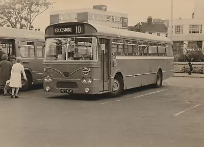 Black & White Photo Ex Southdown Leyland Leopard 270auf East Kent • £1