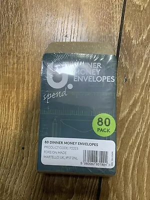 80 Dinner Money Envelopes New Small Brown Envelopes Pack Of 80‼️ • £2.99