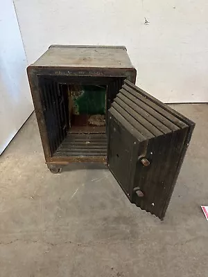 Rare Vintage Large Bank Vault Safe With Combination On Wheels Repair • $1700