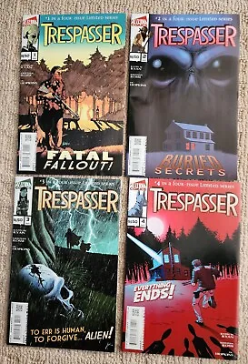 $125 • Buy Trespasser #1-4 Full Set Alterna Comics 2017 1st Prints 1 2 3 4