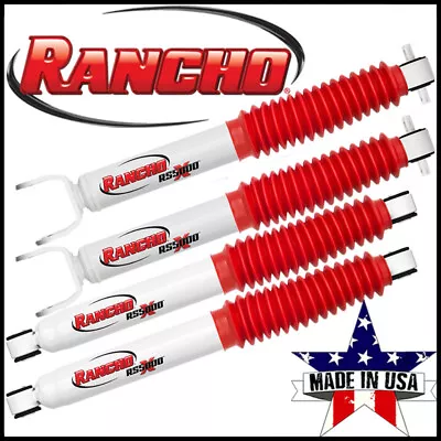 Rancho Front & Rear Suspension Shocks 11-18 Silverado Sierra 2500 3500 5-6  Lift • $269.95