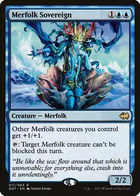 Merfolk Sovereign Merfolk Vs. Goblins PLD Blue Rare MAGIC MTG CARD ABUGames • $1.30