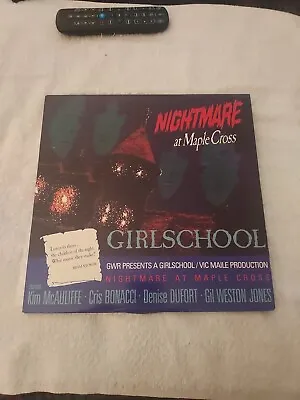 Girlschool~Nightmare At Maple Cross LP~ 1987 GWR Records~PAL-1236~EX • $21.25