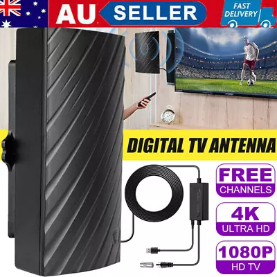 Indoor Outdoor 5600Mile Digital TV Antenna HDTV Amplifier Signal Booster Caravan • $18.99