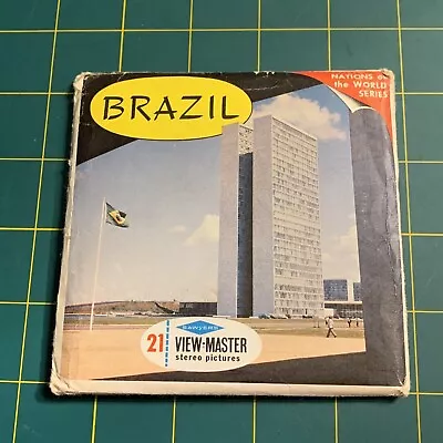 Sawyer's B057 Brazil W/stamp Nations Of The World View-master Reels Packet 2D • $12.50