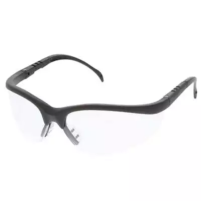 MCR Klondike KD1 Series Safety Glasses - Black Frame - Clear UV Anti-Fog Lens • $3.49