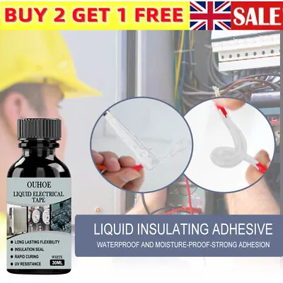 Liquid Insulating Glue High Temperature Resistant Sealant  Waterproof 30ML/50ML • £4.26