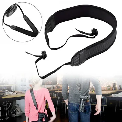 Anti-slip Camera Strap Neck Shoulder Comfy For Dslr Canon Nikon Camera Binocular • £7.07