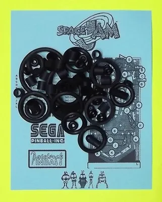 1996 Sega Space Jam Pinball Machine Rubber Ring Kit • $34.89