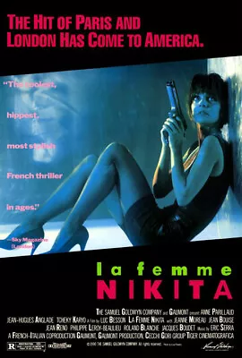 La Femme Nikita (1990) Movie Poster Reproduction Version A - S-sided - Rolled • $9.99