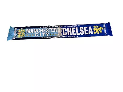 Manchester City V Chelsea Football Scarf • £2.99